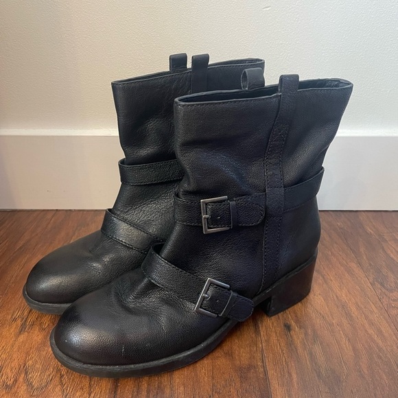Cole Haan Leather Boots Size 8 - Picture 1 of 5